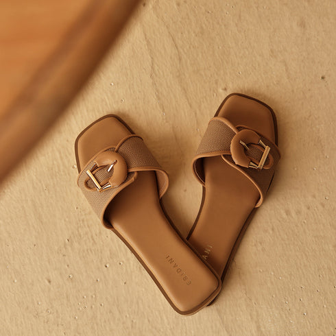 Jules Buckle Flats